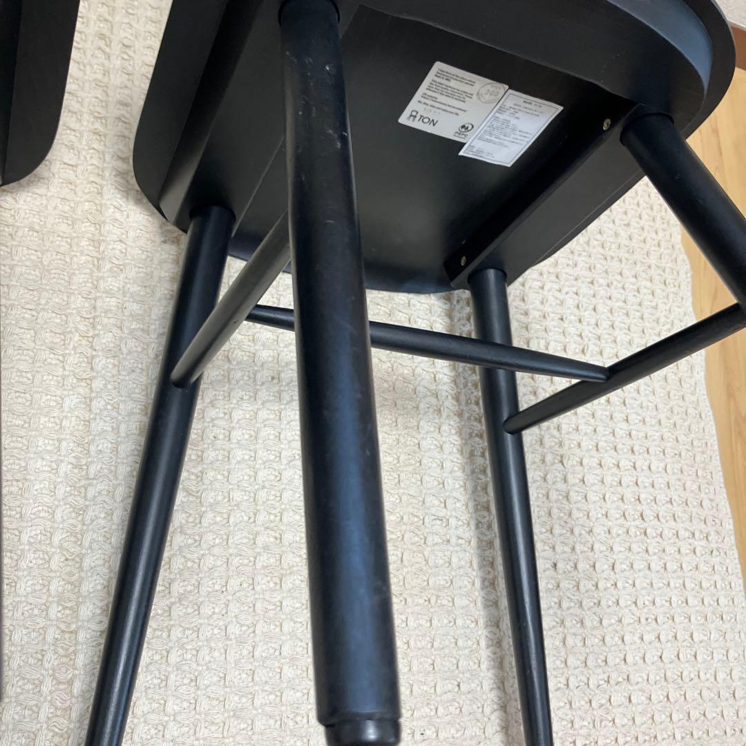 TON トーネット ウィンザーチェア 黒　ブラック　2脚セット