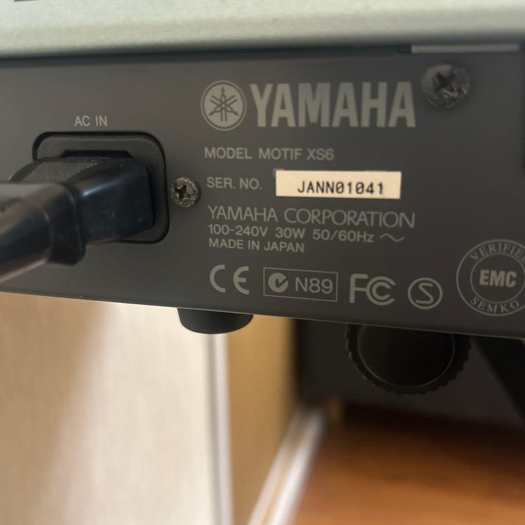 Yamaha MOTIF XS6 61鍵 シンセサイザー