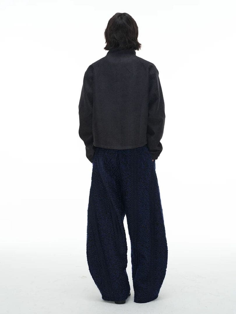 JCAESAR ZIPPER-JACKET WITH H斜めジップジャケット短丈