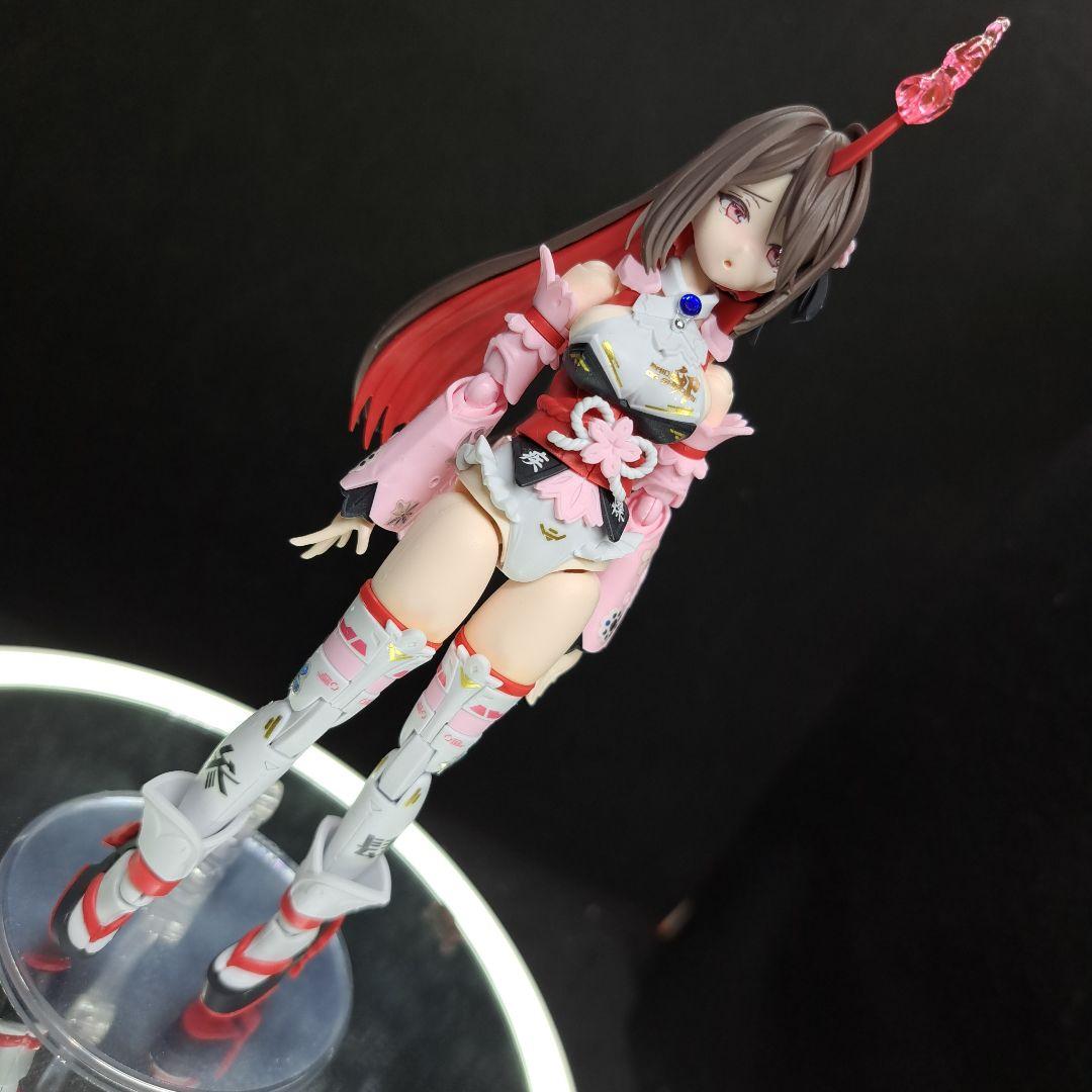30MS 完成品　シュレミ　ガンダムウイングゼロ炎　スタンド付