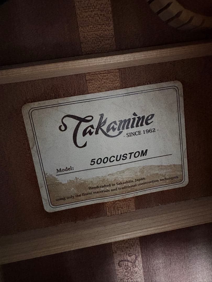 【激レア・美品】Takamine CTM DMP551C DBS タカミネ