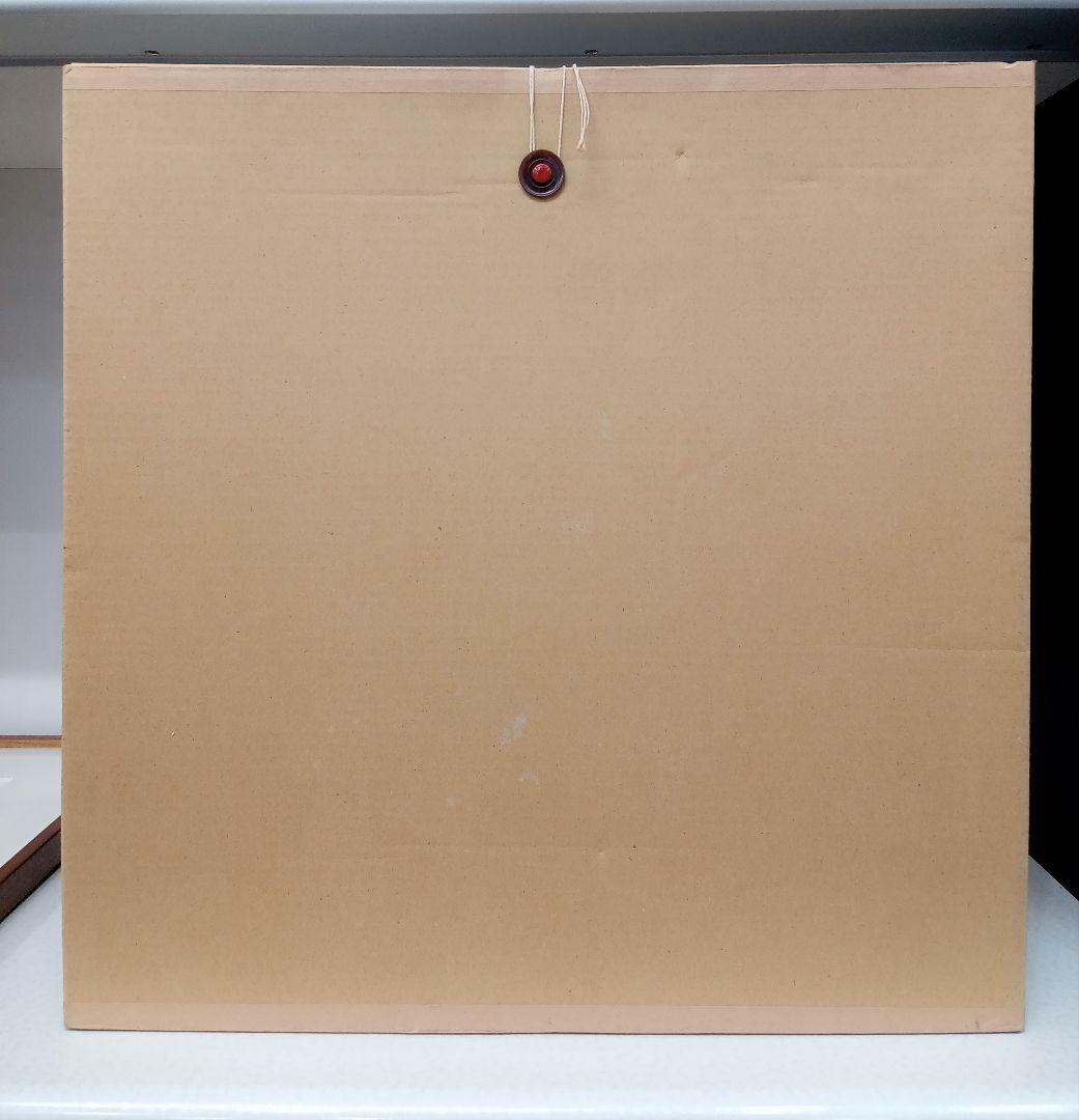 値下げしました❕　山内滋夫【時計草と青い花】額縁サイズ46×46×2.2cm