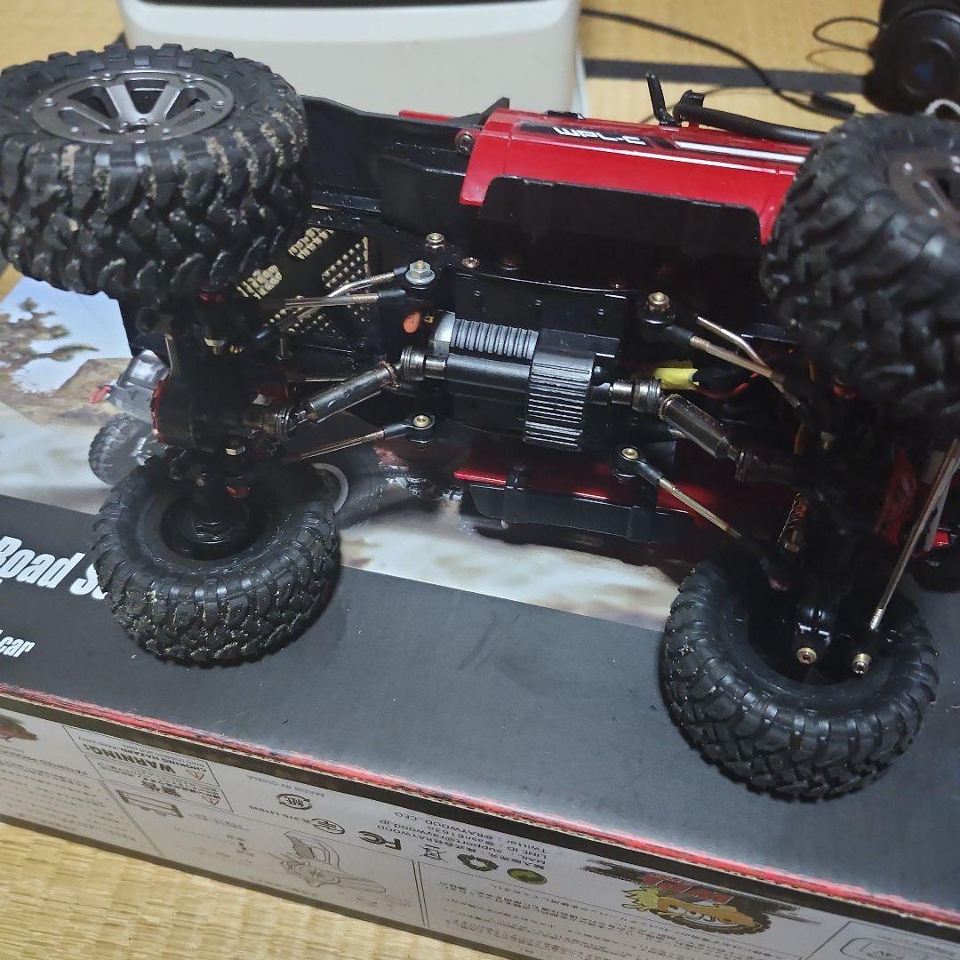 WPL C-14 レッドオフロードRCカー 4WDメタル化！