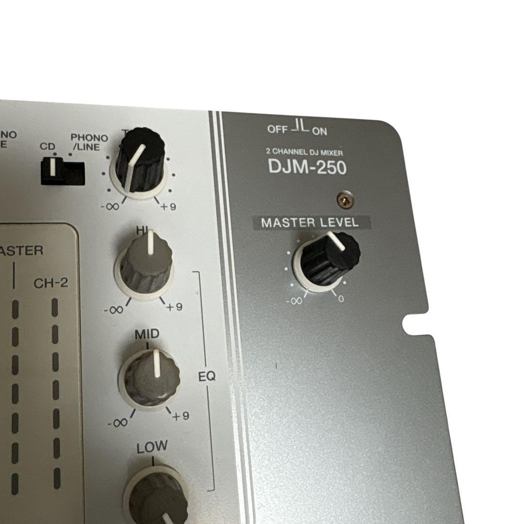 【廃盤】【美品】パイオニア DJM-250 2チャンネル DJミキサー