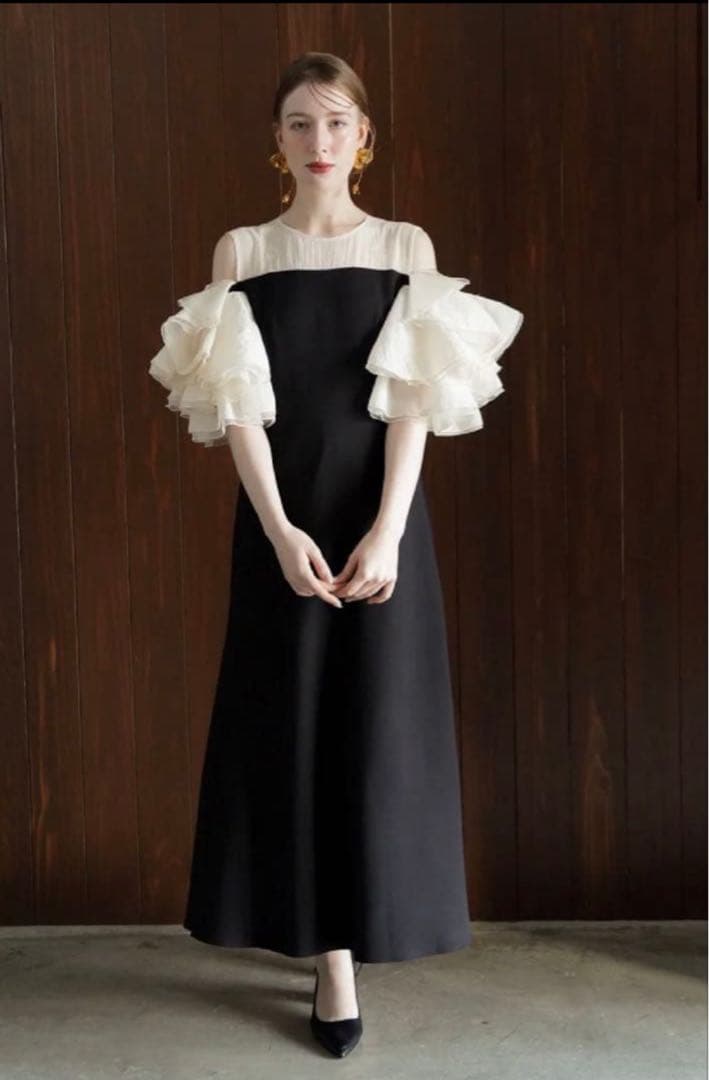 K*o様 Acka. organdy frill dress オケージョンドレス