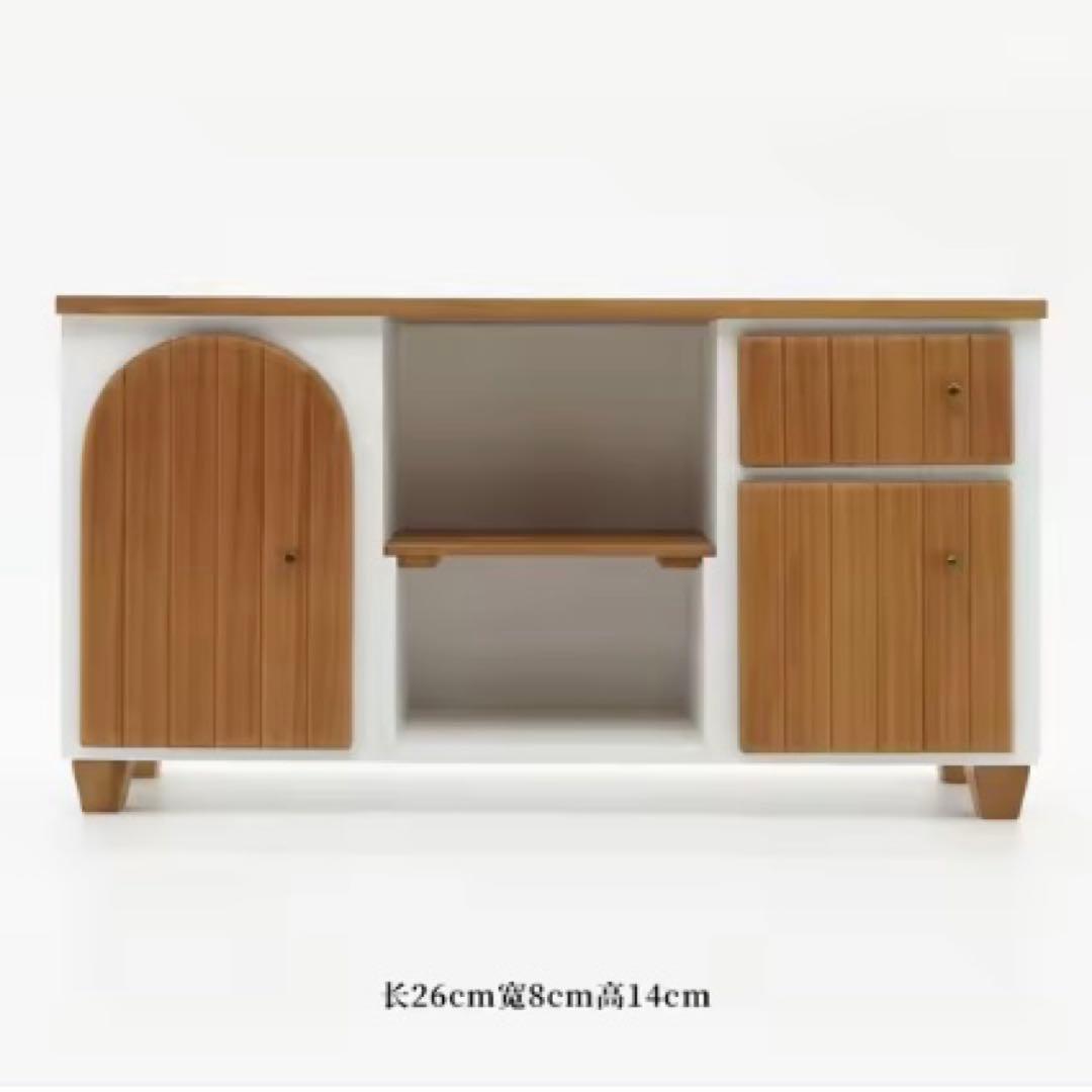 ミニチュア　ドール家具　キッチン台　ドールハウス