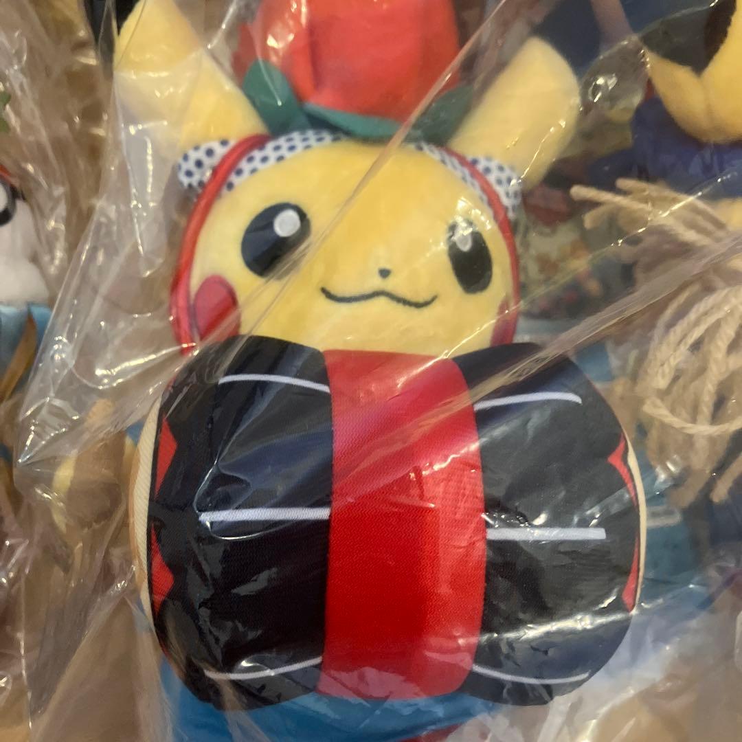 ポケモンセンタートウホク　ピカチュウ ぬいぐるみ 6種セット