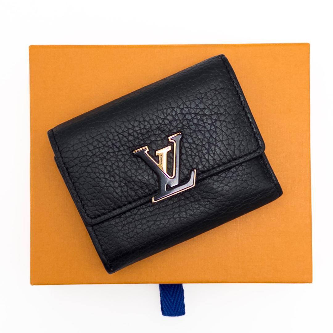 【未使用級】ルイヴィトン トリヨン ポルトフォイユカプシーヌXS コンパクト