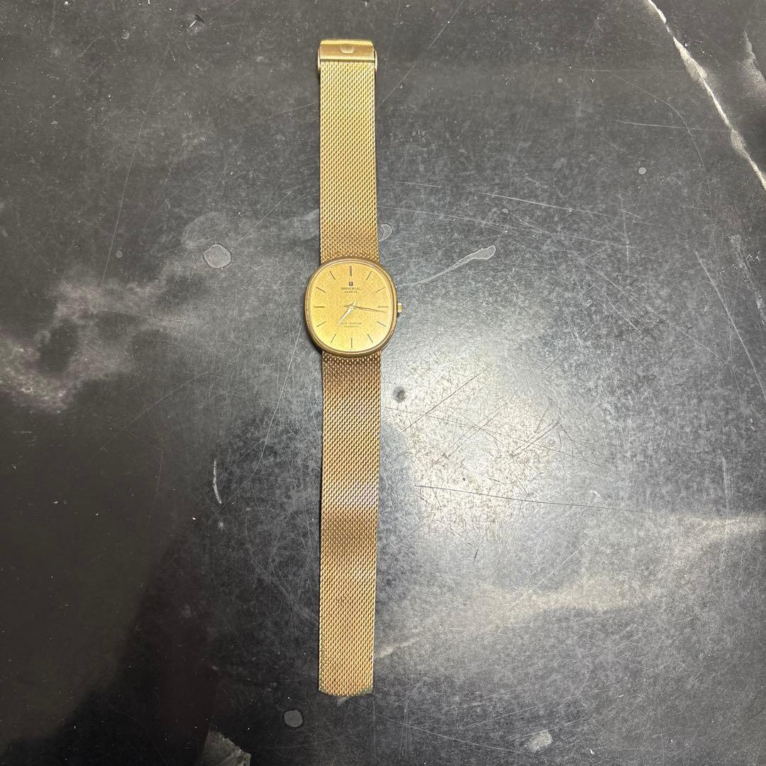 70s UNIVERSAL GENEVE GILT SHADOW 巻き　ジャンク