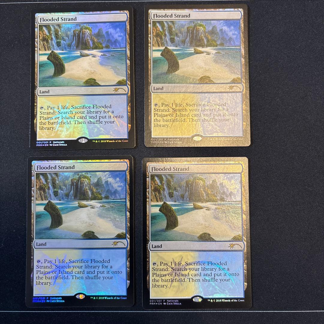 【MTG】溢れかえる岸辺 プロモFoil 4枚セット
