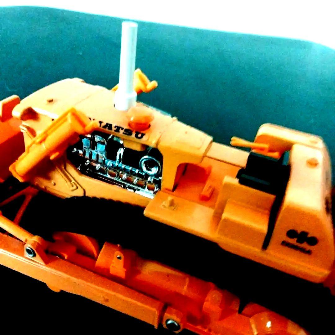 【美品 絶版】ダイヤペット　コマツブルドーザーマルチリッパ付　D355A