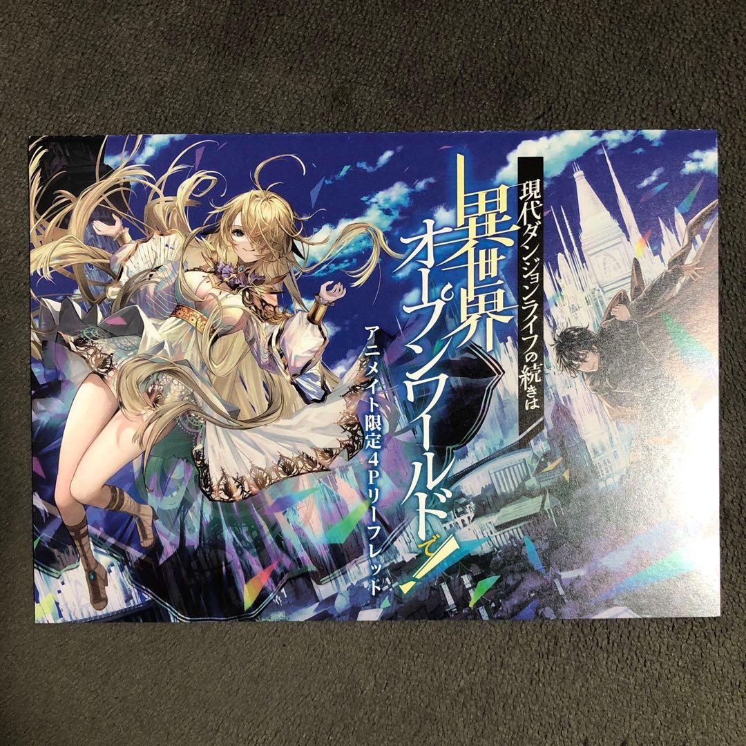 現代ダンジョンライフの続きは異世界オープンワールドで! アニメイト 1巻購入特典