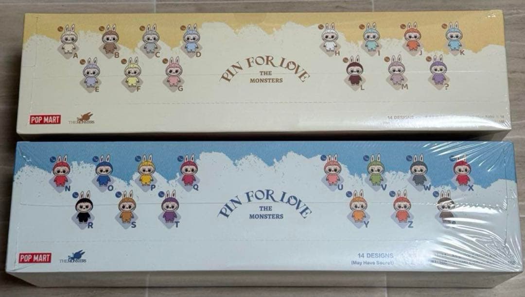 【正規品】ラブブ PIN FOR LOVE アソート 2箱セット イニシャル