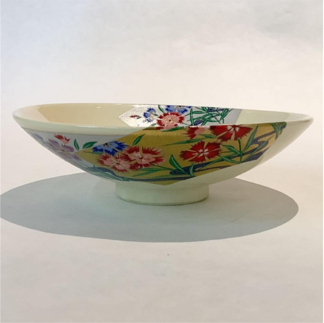 【茶道具】平茶碗 八月 常夏