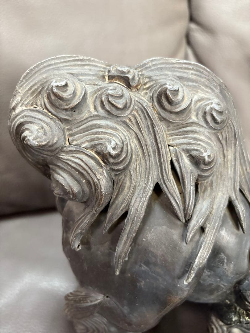 獅子　置物