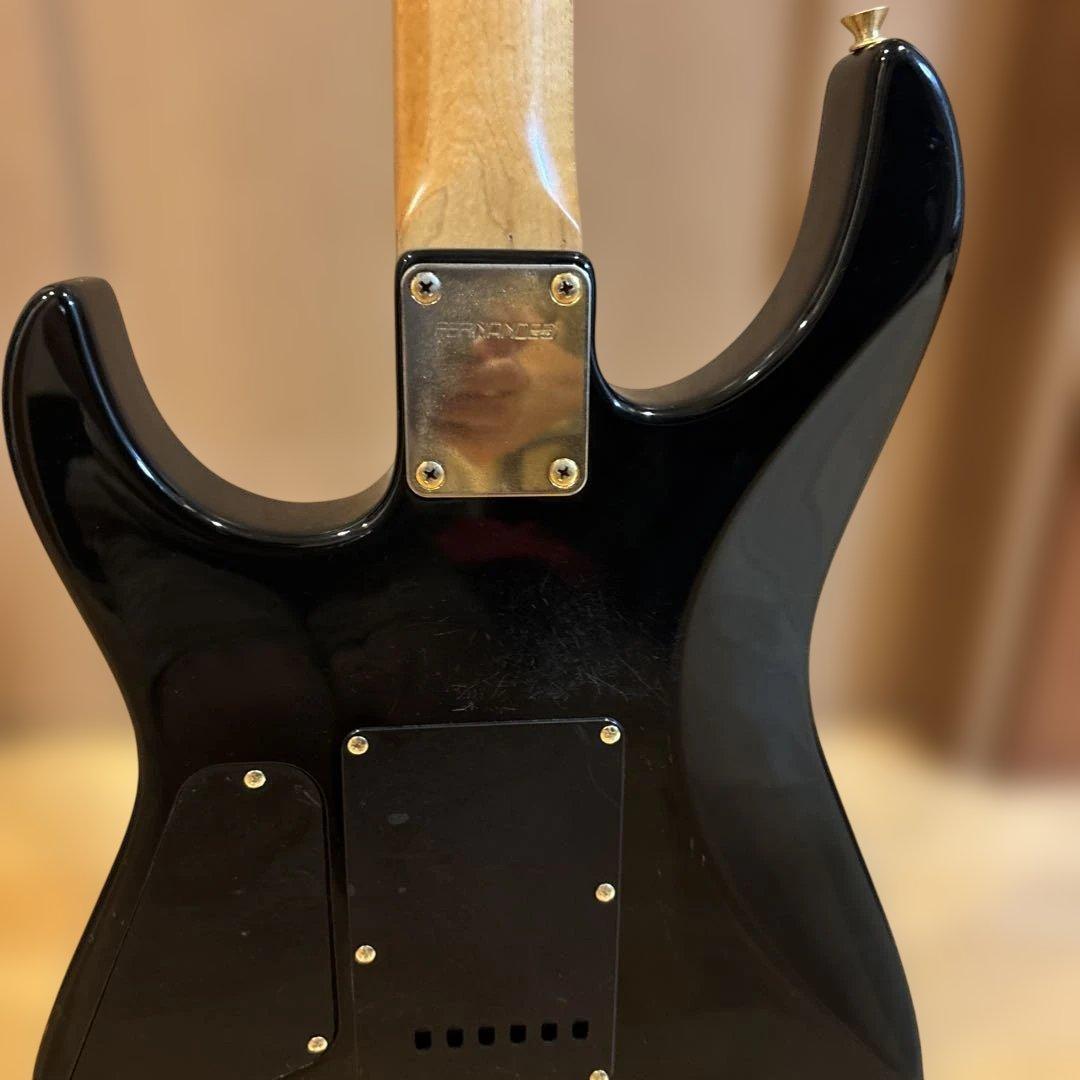 金ロゴ FERNANDES SFR-512 ストラトゴールドパーツ仕様 アーム付