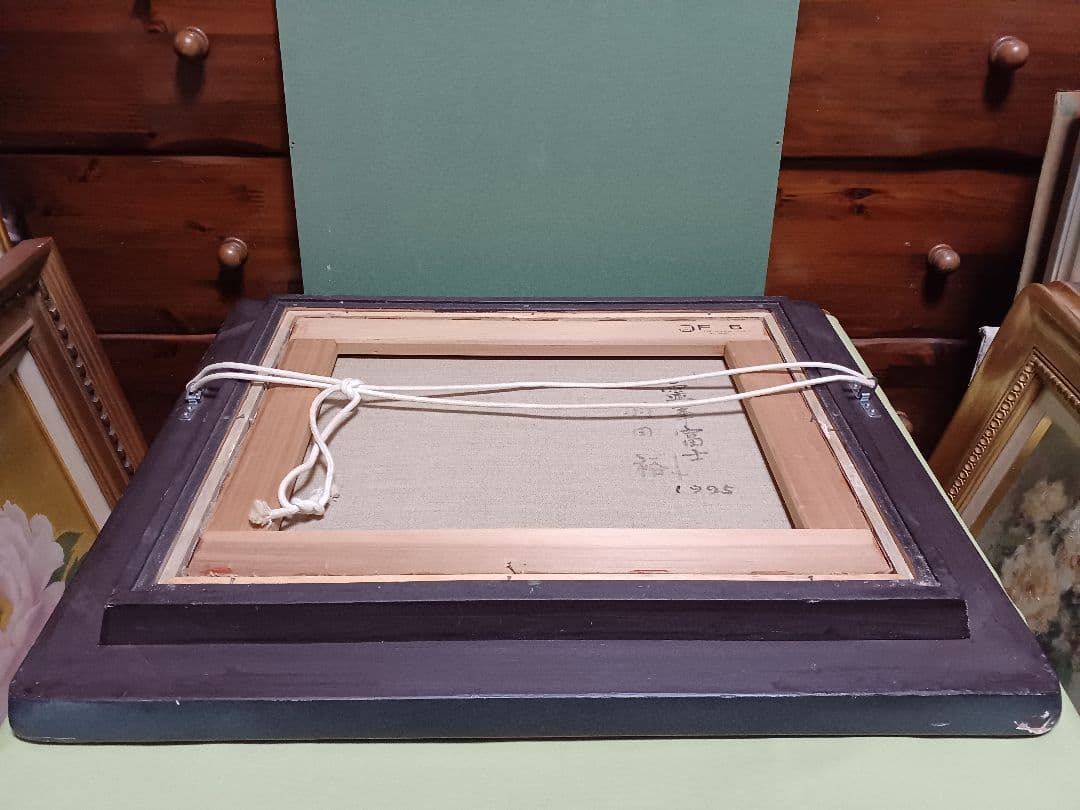 羽田裕 「霊峰富士」 油彩F6号 　十騎会々員 　点描リアリズム　ホキ美術館所蔵