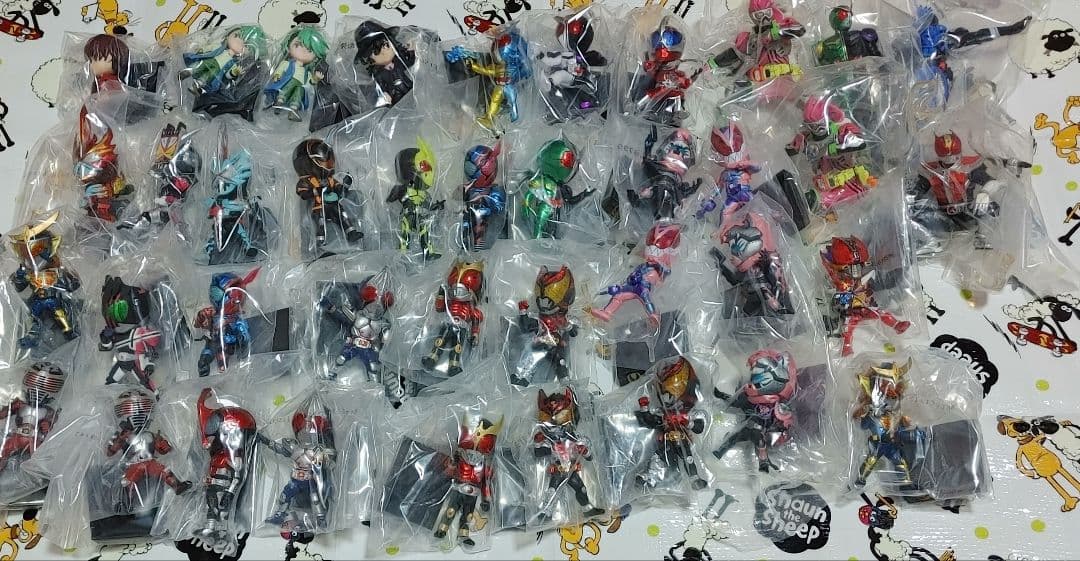 仮面ライダー フィギュア くじ デフォルメフィギュア ダブりあり 50体以上
