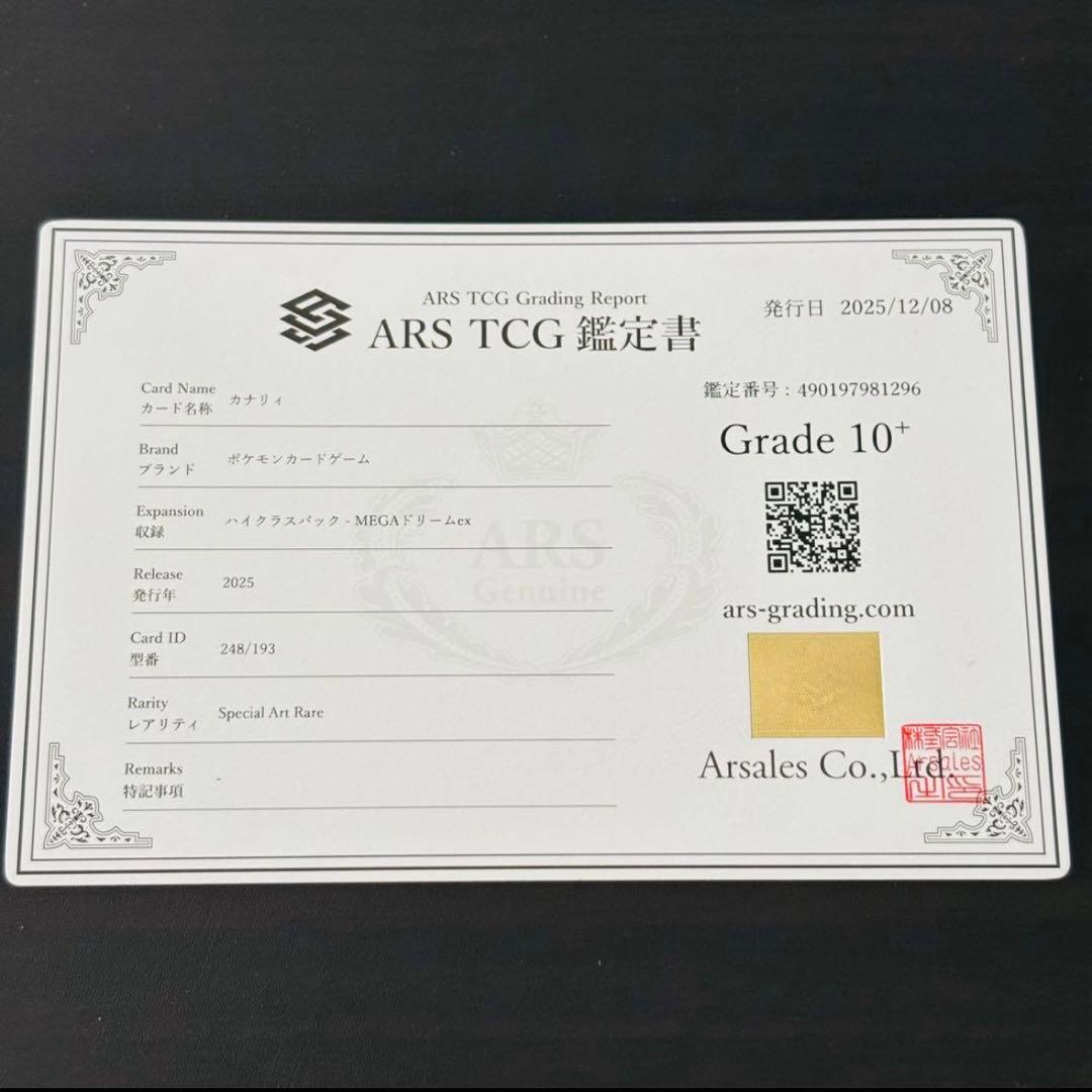 カナリィ　sar ARS10+ メガドリームex ARS 10 てんぷら