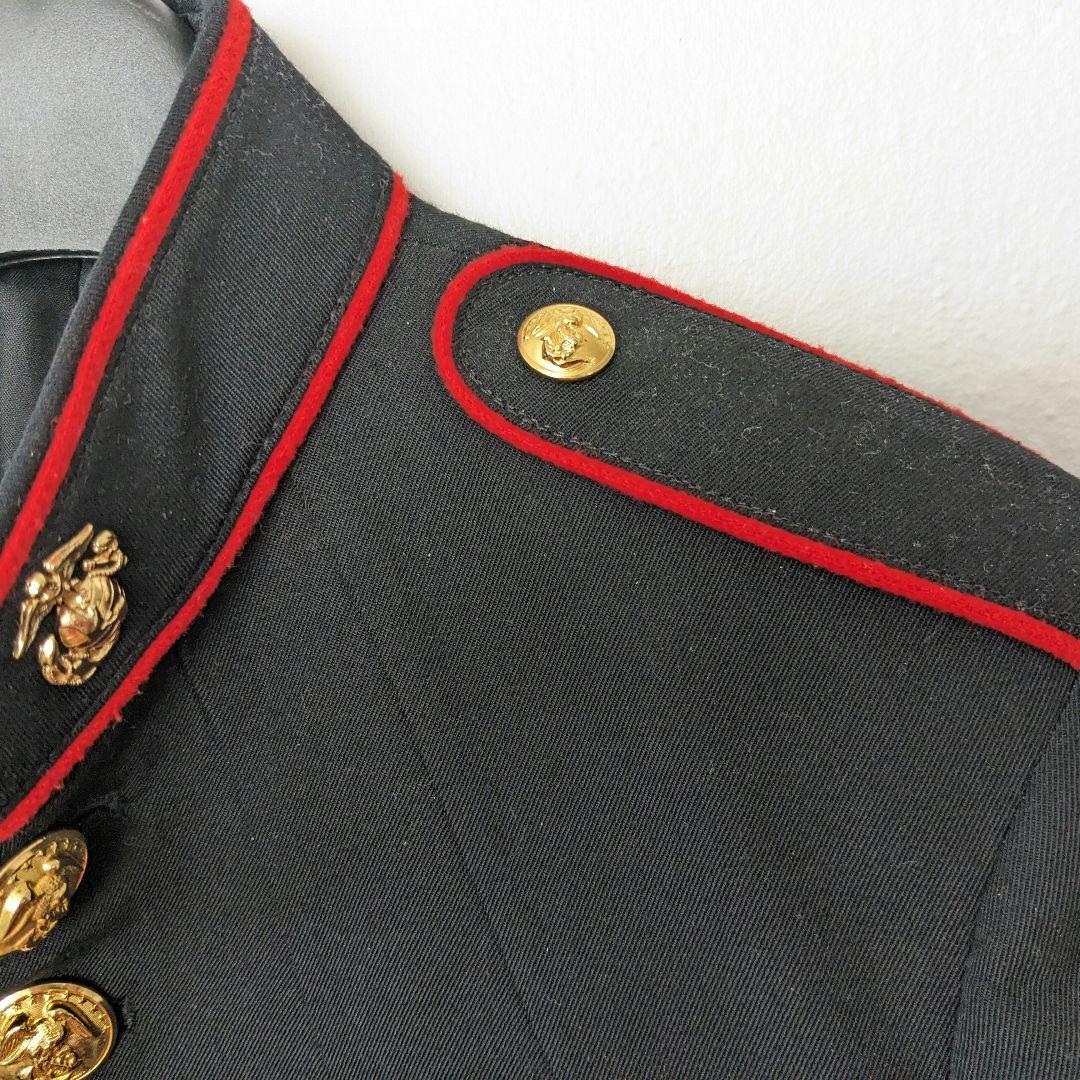 米軍　USMC ブルードレスジャケット　ブルードレスパンツ　良品　②
