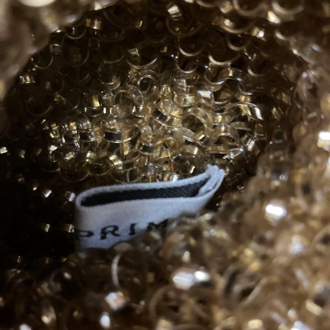 ANTEPRIMA ゴールド フラワーモチーフ パーティーバッグ