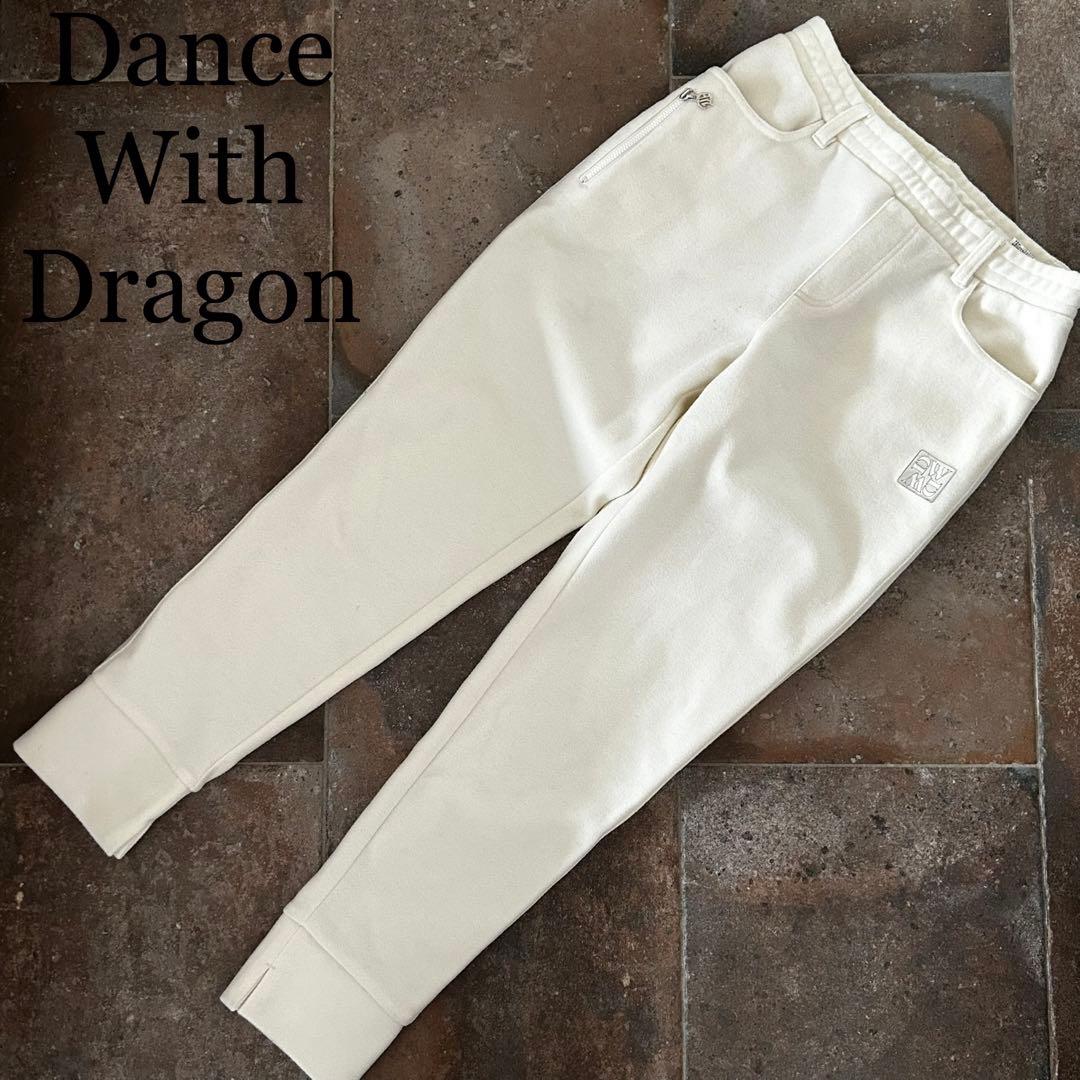 Dance With Dragon ジョガーパンツ　ホワイト　サイズ3 ゴルフ