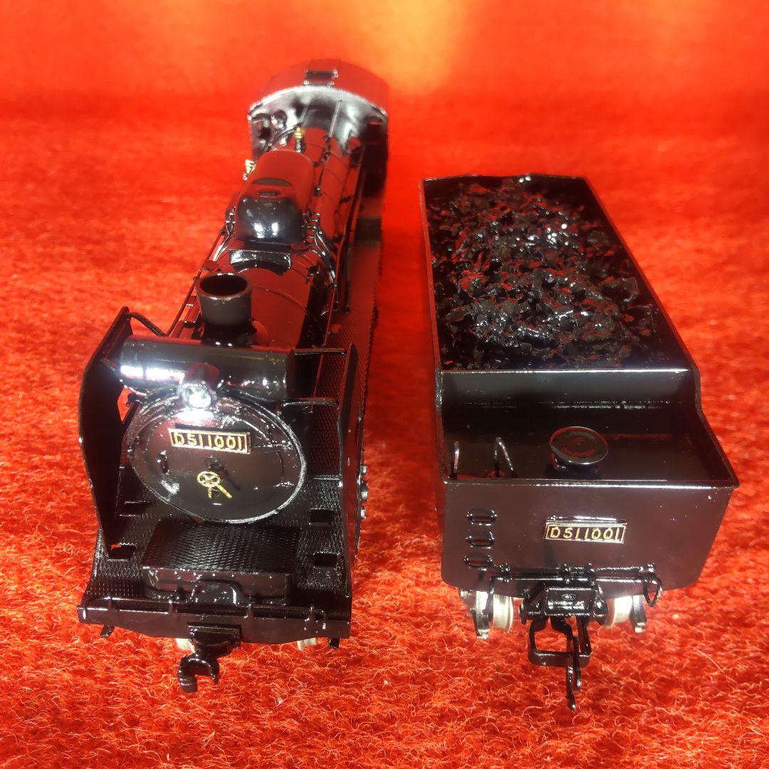 Ｄ51、アダチ、動作確認済み、蒸気機関車、HOゲージ