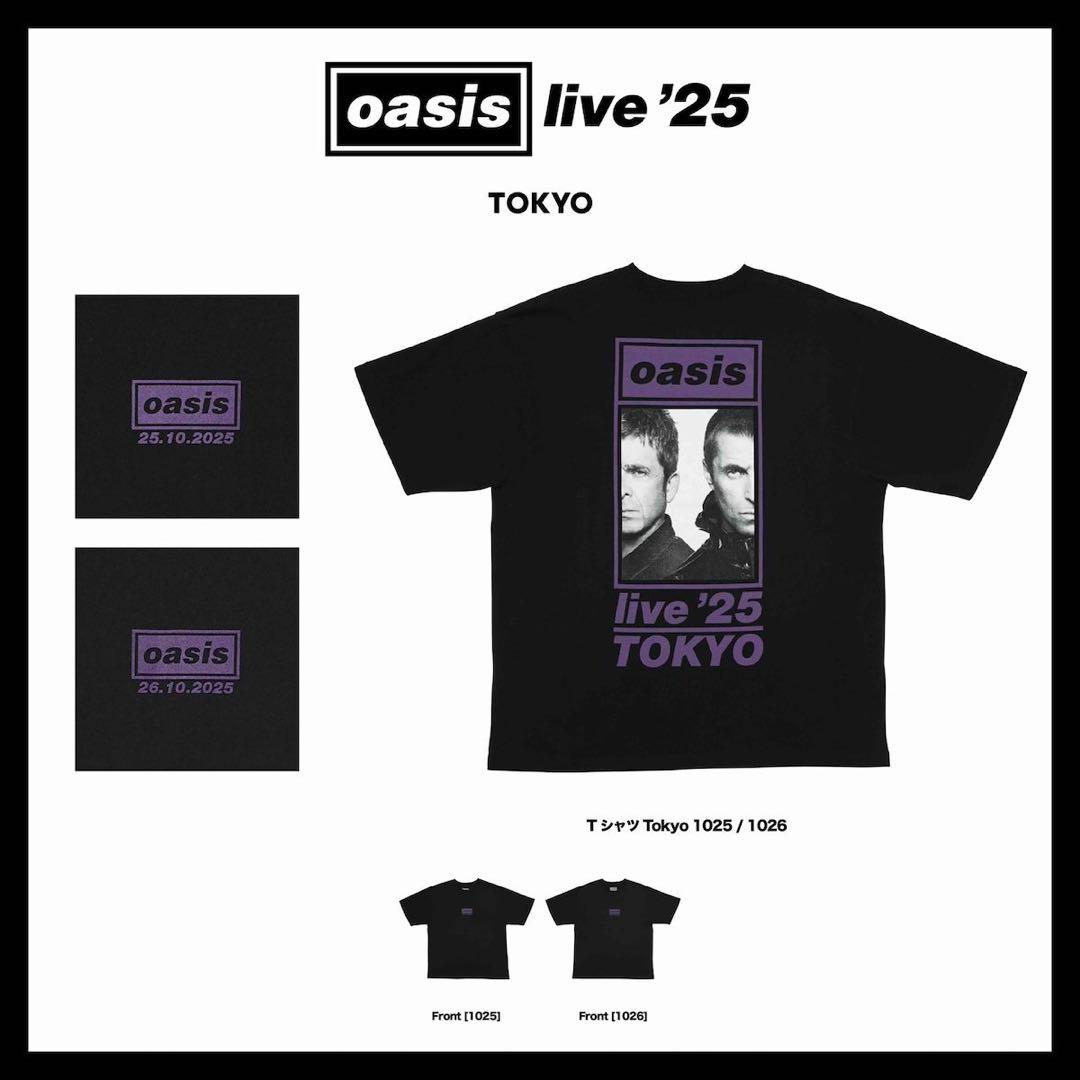 25日 Oasis 会場限定Tシャツ10/25 Lサイズ オアシス おまけ4点