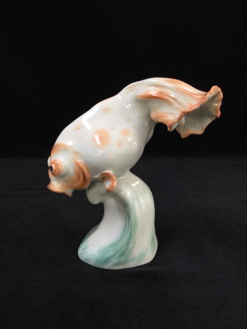 マイセン MEISSEN デメキン 出目金 金魚 フィギュリン 置物 オリジナル