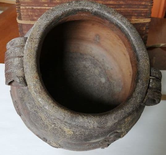 備前焼　水指