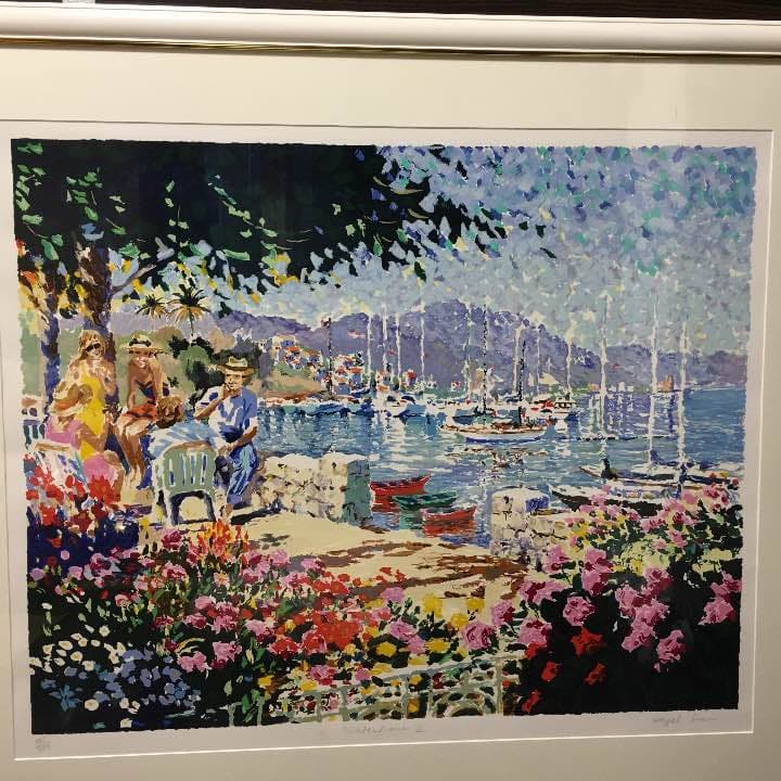 風水効果 Hazel Soan  Waterfront リゾートアートポスター