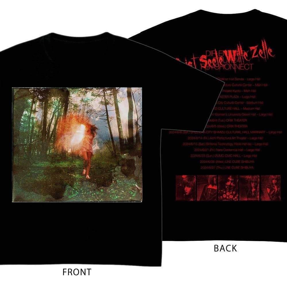 DIRENGREY Tシャツ PSYCHONNECT TOUR24 GAUZE