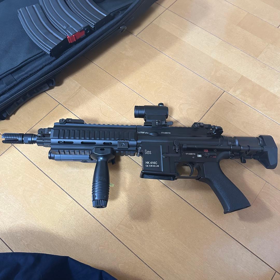 木*ば様 東京マルイ HK416C カスタム 次世代電動ガン その他付属品セット