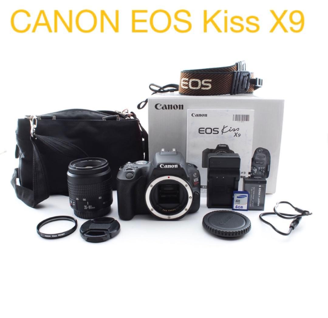 一眼レフカメラ canon kiss x9+Canon EF 35-80㎜