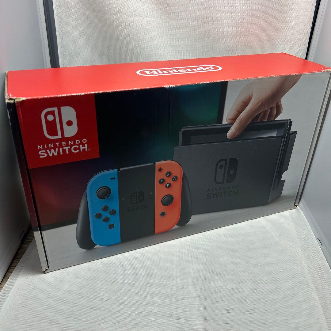 Nintendo Switch 初期型　Joy-Conブルーレッド
