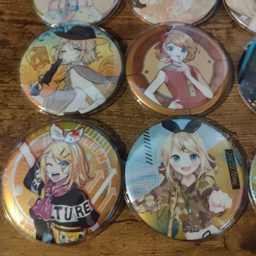 鏡音リン　39culture　缶バッジ