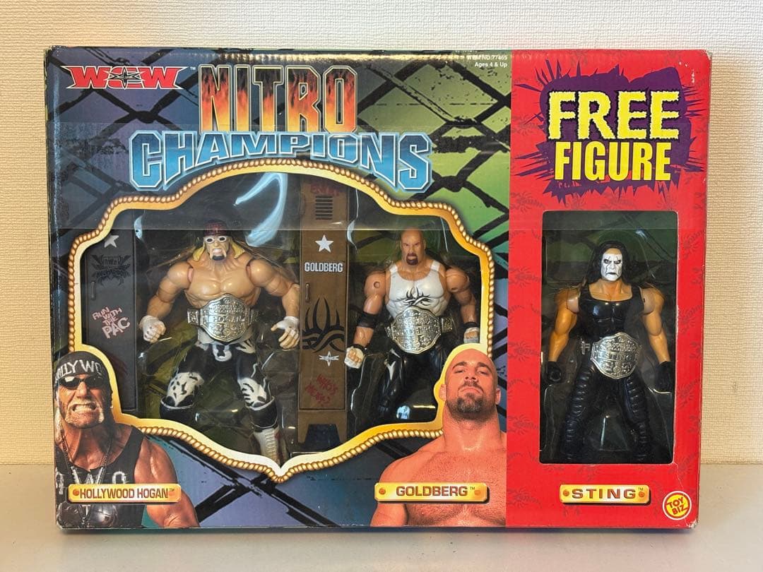 WCW/フィギュア/nwo/ホーガン/ゴールドバーグ/スティング/プロレス/限定