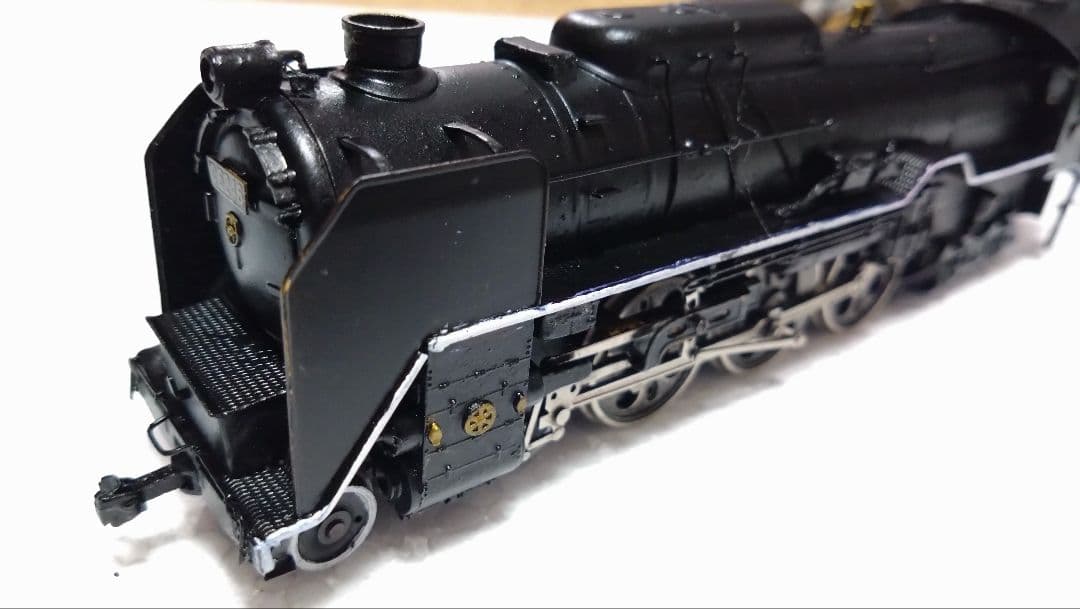 HOゲージ、 カツミ C62蒸気機関車、(モーター交換メンテナンス済)中古品