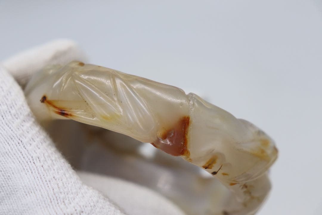 ※メノウ　竹節式ハングル　重さ92g 送料込み1217