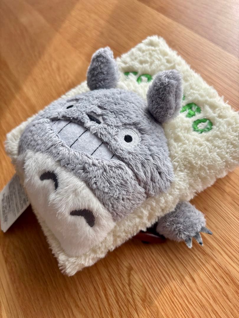 【タグ付／絶版レア】となりのトトロ フォトアルバム ネコバスぬいぐるみおまけ付
