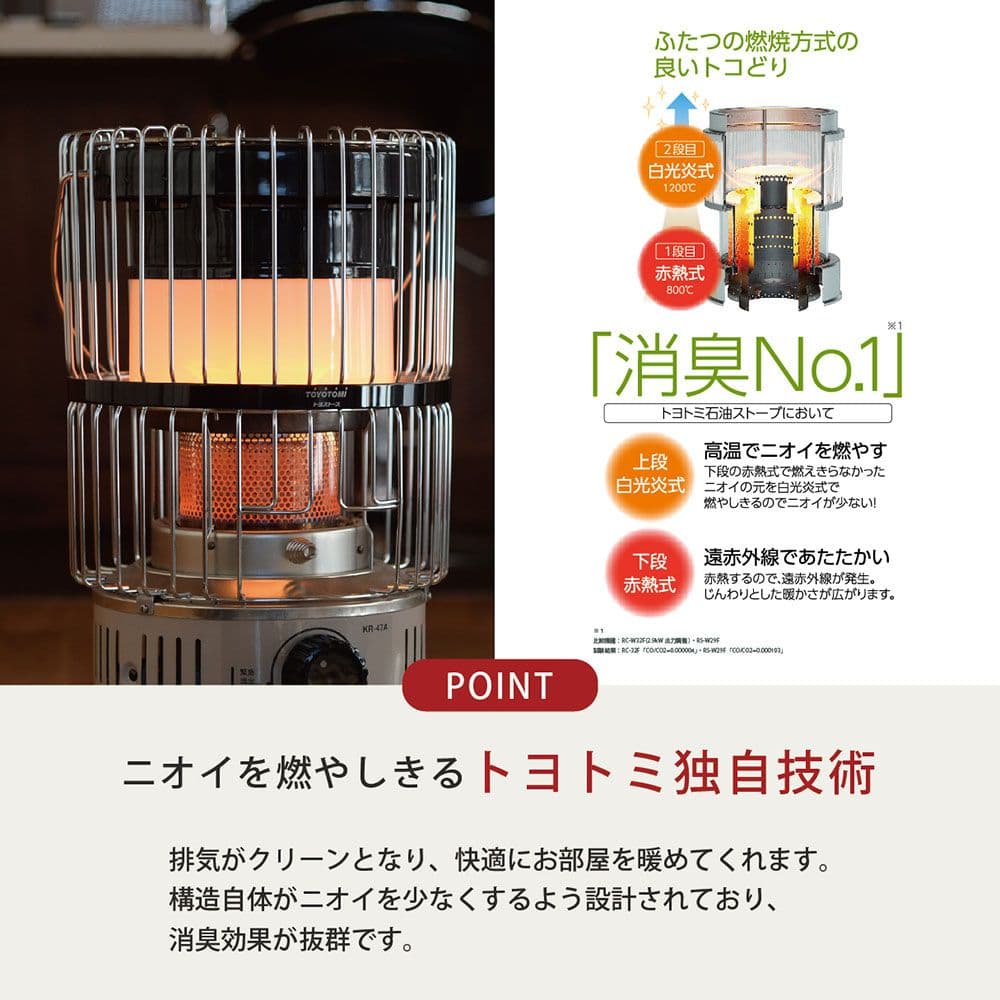 トヨトミ KR-47A 灯油ストーブ