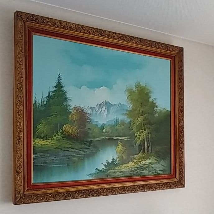 油絵　風景画