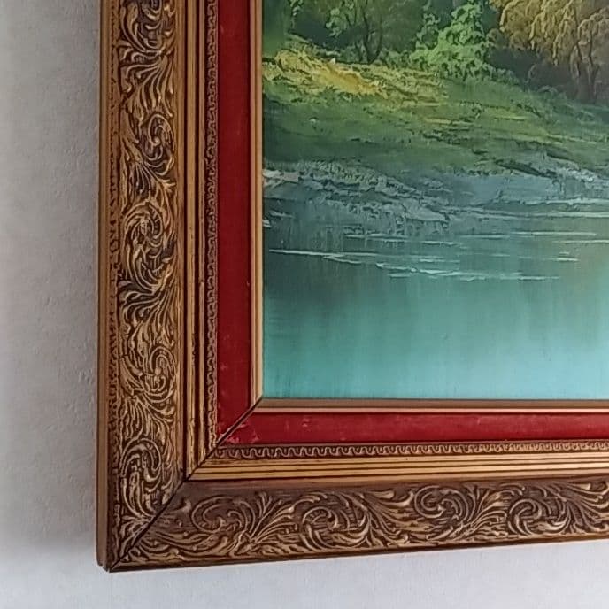 油絵　風景画