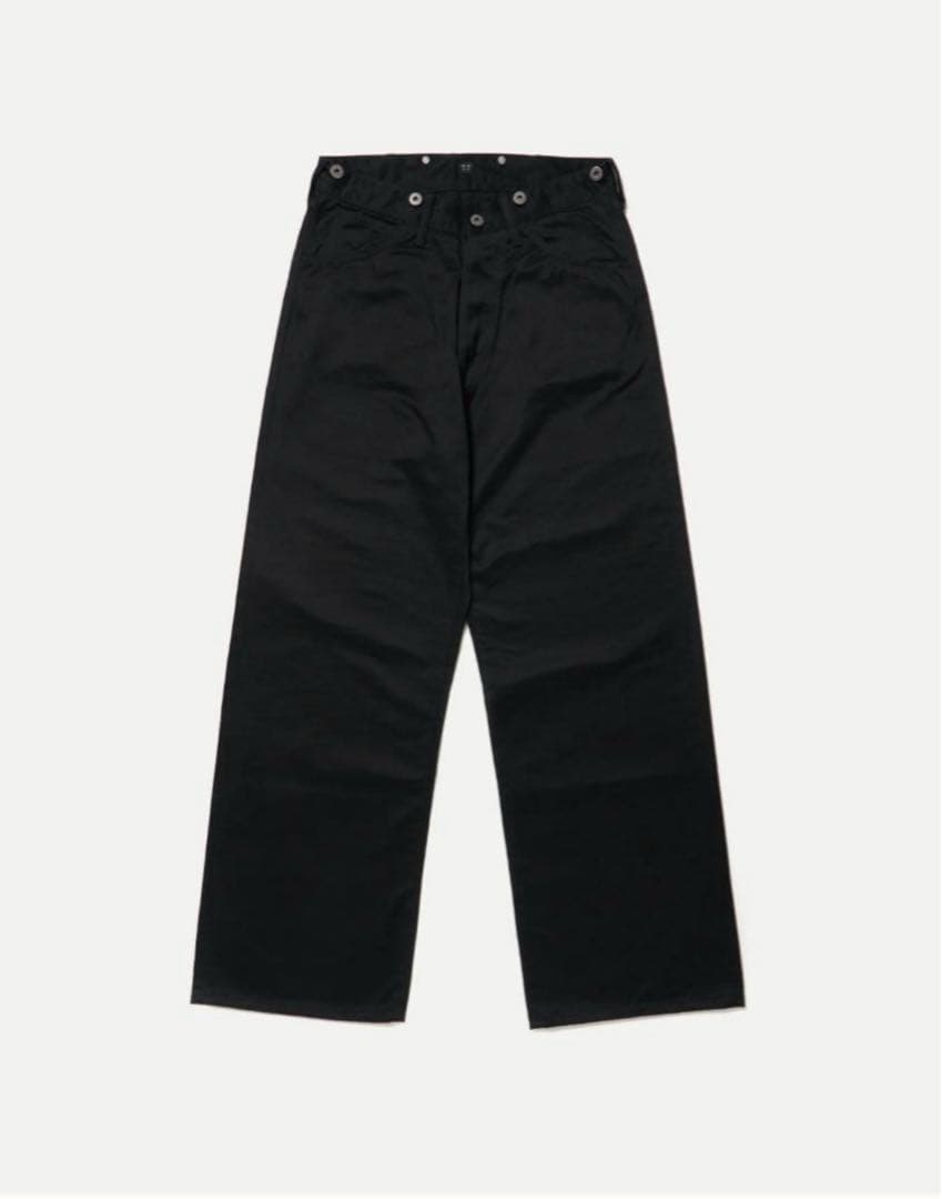パンツ T.T LOT.209 BUCKLE BACKED TROUSERS BLACK