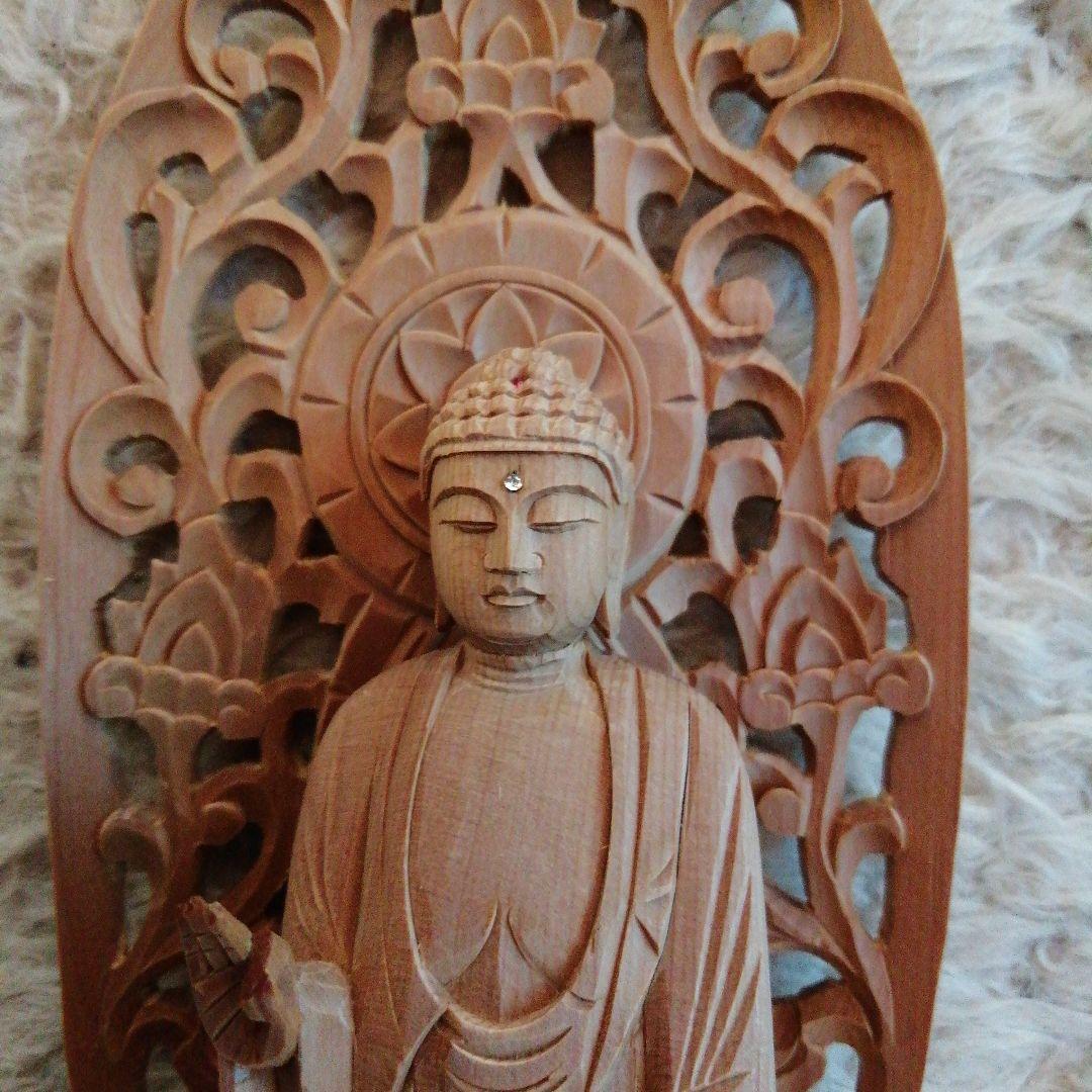 木製仏像 八角形台座