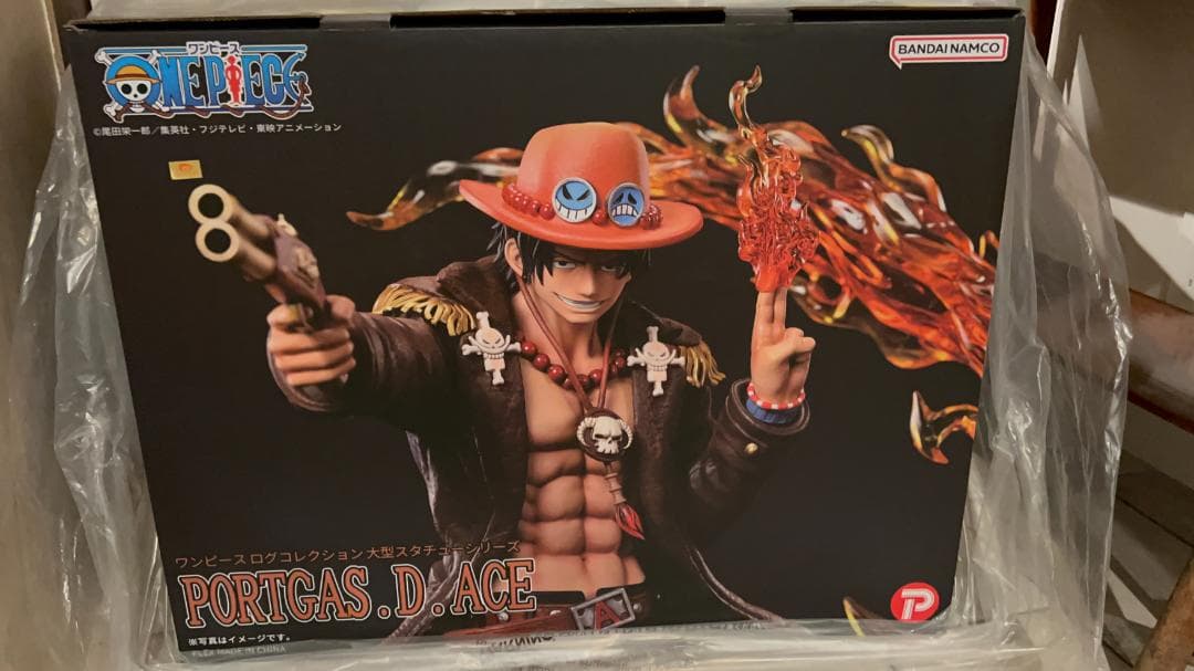 【稀少】ワンピース ログコレクション 大型スタチュー ポートガス・D・エース
