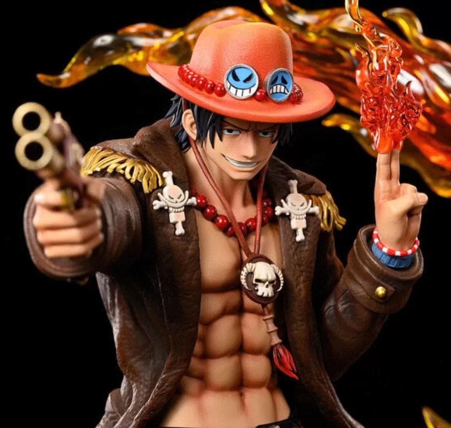【稀少】ワンピース ログコレクション 大型スタチュー ポートガス・D・エース