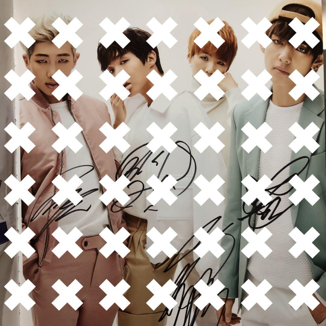 AJ × THE STAR BTS 雑誌 直筆サイン