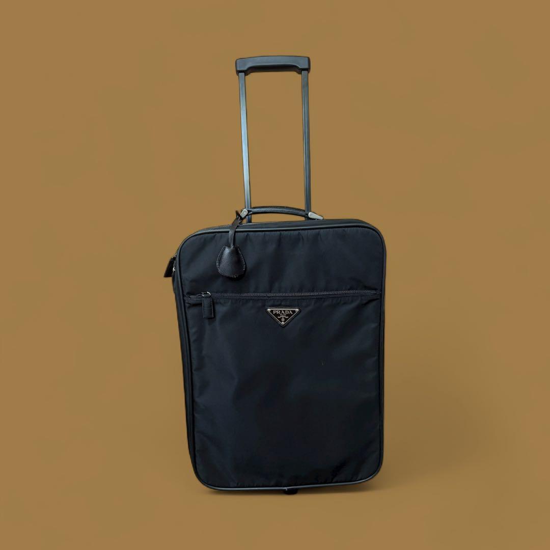 【正規品】プラダ PRADA キャリーケース 黒