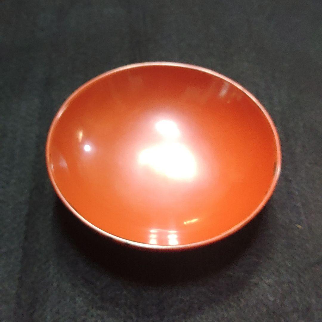 応量器　江戸初期　根来四つ椀二組完品　漆器
